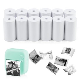 12 Rolls Kids Instant Camera Refill Print Paper, Compatible with Most Children Instant Print Cameras