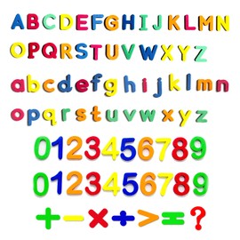 79 Pieces Magnetic Letters, Colorful Magnet Toys, Magnetic Letters and Numbers for Children, Educational ABC Magnets for Toddlers & Preschoolers, Fun Learning Toys for Refrigerator Play