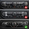 JeCar Center Console Switch Knob Cover AC/Headlight Button Trim Aluminum