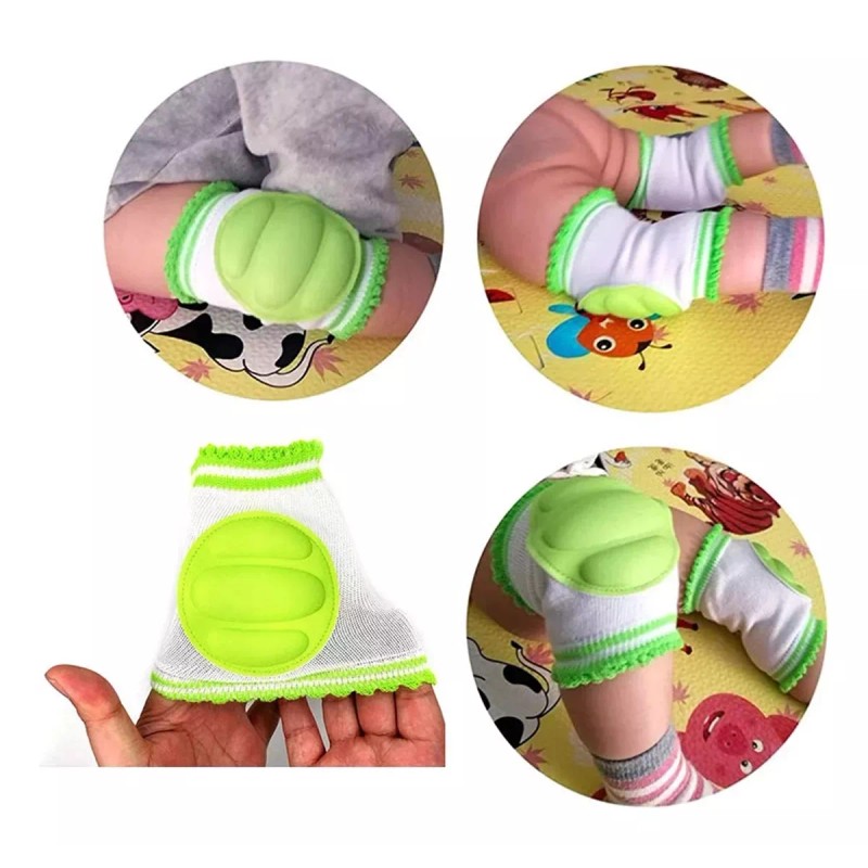 Rodilleras Para Bebe Reforzadas Antideslizantes 3 Pares