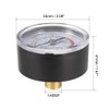 sourcing map Air Compressor Parts Pressure Gauge 1/4BSP 12.5mm Male
