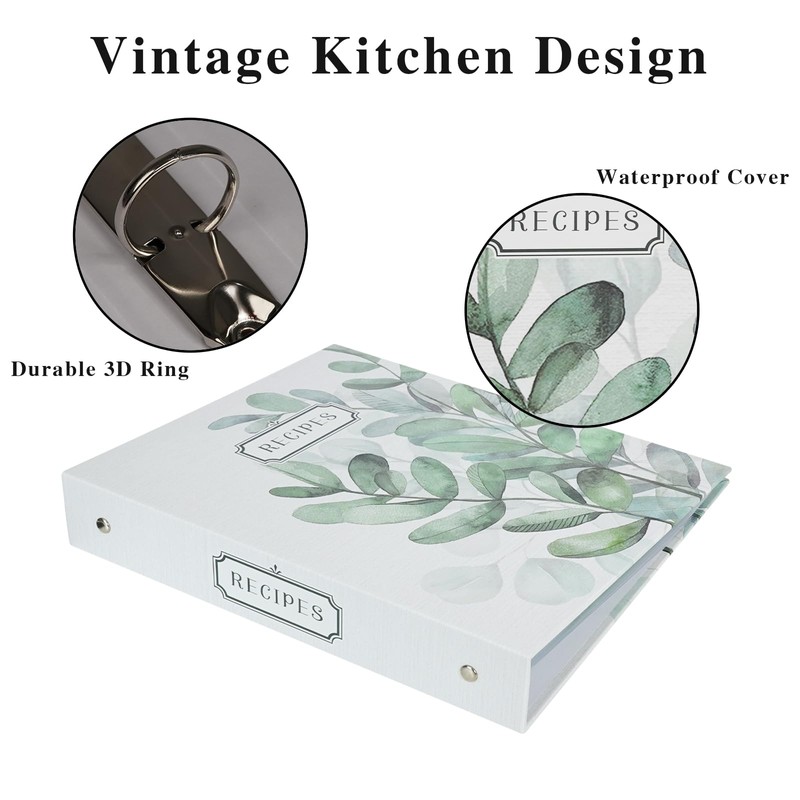 Hiwhy Recipe - Carpeta de 3 anillos de 8.5 x