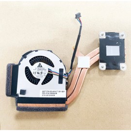 Fleshy Leaf CPU Cooling Fan with Heatsink Replacement for Lenovo Thinkpad X220 X220i X220s X220T X230 X230i X230T Series 04W0435 04W6921 KSB0405HA-AF87 4-Pins