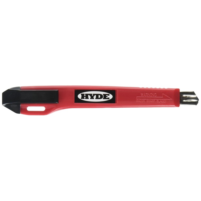 Hyde 42045 Stainless Steel Tools Auto Utility Knife with Positive