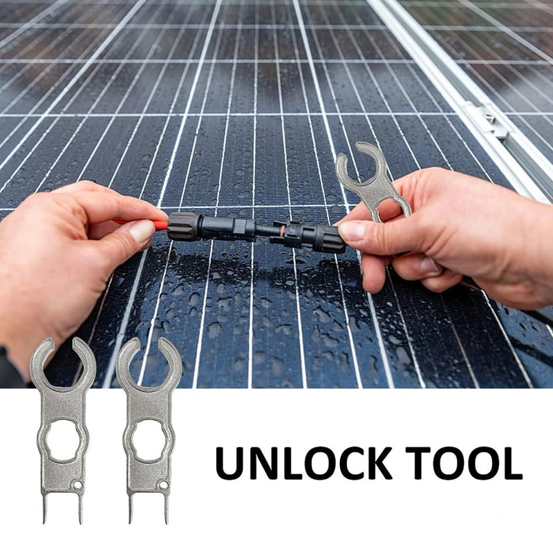 Solar Wrench,2 Pieces MC4 Tool,MC4 Key Solar Tool,MC4 Keys,Solar Wrench