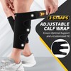 CAMBIVO Calf Support 2 Pack, Adjustable Calf Compression Sleeve Men