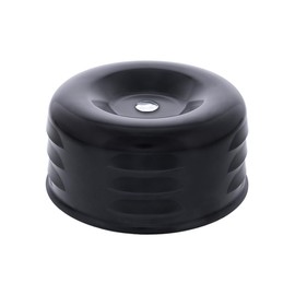 United Pacific 111160 4” Round Short Neck Louvered Air Cleaner for Carburetors with 2-5/8” Neck, Black EDP Protective Coating – 2-5/8” – One Unit