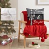 Artmag 16x16 Inch Christmas Throw Pillow Covers Merry Christmas Joy