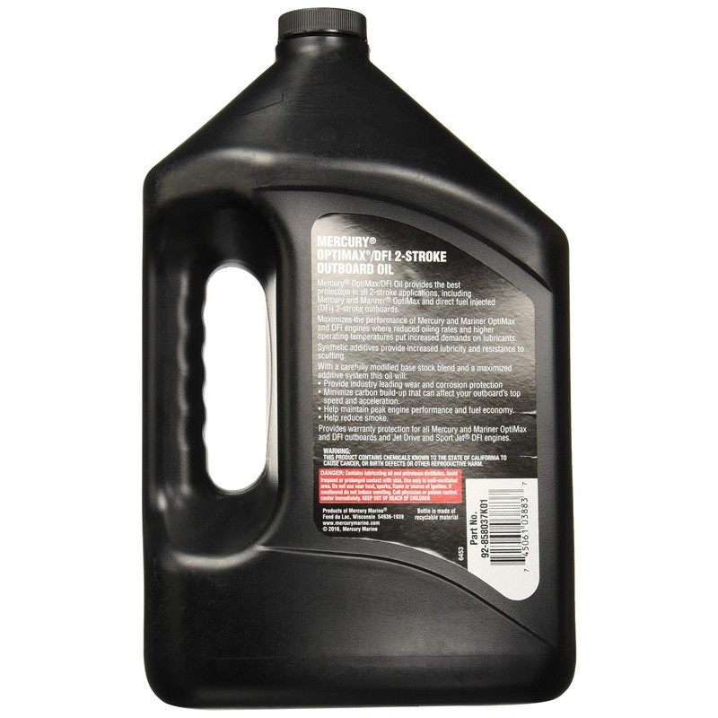 Mercury Optimax /DFI 2-Cycle Outboard Oil 1 Gallon 92-858037K01