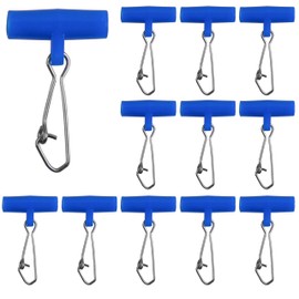 Fishing Sinker Slide with Snap High-Strength Fishing Line Sinker Slide Safety Snap for Braided Line (30pcs)