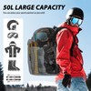 50L Ski Backpack - Water-resistant Ski Boot Bag for Men