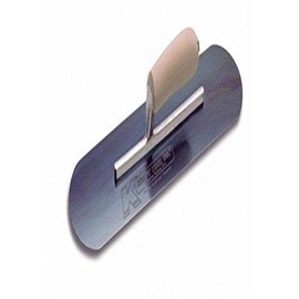 Kraft Tool CF297B Blue Steel Pool Trowel with Camel Back Wood Handle, 24 x 5-Inch