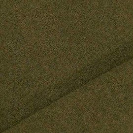 Benedict - Elegant Wool Fabric Made of Pure Virgin Wool - Heavy and Opaque - For Clothing and Decorations - Natural Green - Sold by the Metre