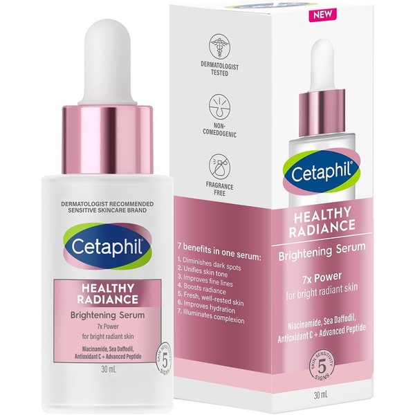 Cetaphil Healthy Radiance Brightening Serum with Niacinamide for Skin Pigmentation,