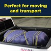 PackRite Deluxe Moving Blanket Pad, Quilted Blue 72"x80" 3 Pack