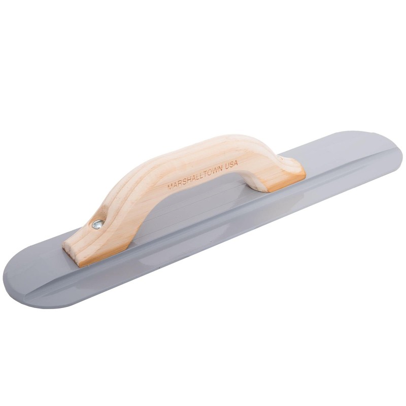 MARSHALLTOWN Round End Magnesium Hand Float, 16 Inch x 3-1/8