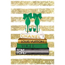 Bookstack Green Heel by Amanda Greenwood -