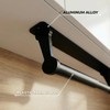 Paper Towel Holder - Self-Adhesive or Drilling, Black, Wall Mounted,