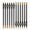 Lápiz de Barbero, 12 Pcs con Sacapuntas (Negro)