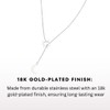 18K Gold Plated Sun Totem and Moon Stainless Steel Necklace