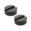 2 PCS Car Jack Pads, Slotted Trolley Jacking Rubber Blocks,