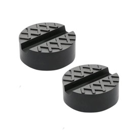 2 PCS Car Jack Pads, Slotted Trolley Jacking Rubber Blocks, Cars Repair Accessories, Universal Floor Jack Pad Adapter for Trolley Jack