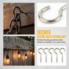 YAFIYGI 5PCS Screw Hook, 2.56 Inches 304 Stainless Steel Ceiling