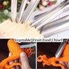45Pcs Food Carving Tool Set, Portable Vegetable Fruit Food Garnishing