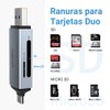Lector de tarjetas SD, atolla Aluminum Adaptador SD a OTG