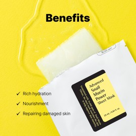 COSRX Advanced Snail Mucin Power Sheet Mask - COSRX Advanced Snail Mucin Power Sheet Mask