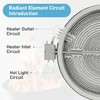 Upgraded Range 12" Triple Haliant Surface Element Replacement for GE