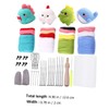 DOITOOL 4Set DIY Wool Felting Kit for Beginners Adorable Animal