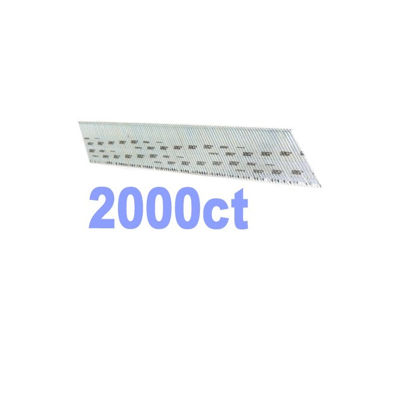 1 3/4" SENCO HARDENED ANGLE FINISH NAILS 15GA GALV 2,000ct