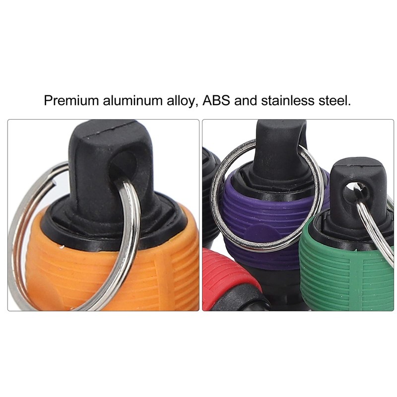 QANYEGN 1/4 Inch Driver Bit Key Chain, Bit Holder Keychain,