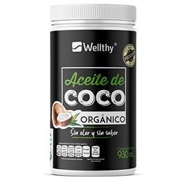Aceite de Coco Certificado Orgánico 930ml, sin sabor y sin olor, primer prensado en frio, certificado orgánico nacional e internacional.