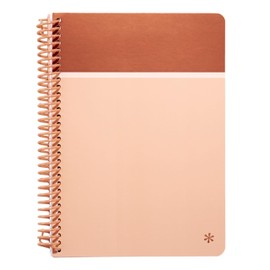 Erin Condren Sunrise Monochrome Compact Classic A5 Lined Spiral Notebook | College Ruled Lines & Checklist for List-Making | 120 pages, 80 lb. Premium Paper