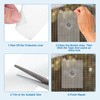 uxcell 1Pcs Window Screen Repair Patches, 120.1" x 2" Fiberglass