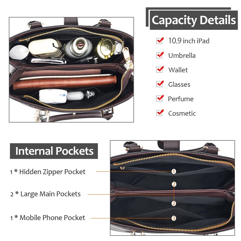FORRICA L-FN, coffee, Handbag