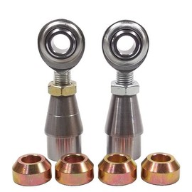 QS Components 7/16 X 7/16-20 Economy Panhard Bar Kit with 7/16 Steel Cone & Bung .065, Rod End, Heim Joint