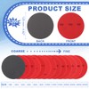 YELARXI Bowling Ball Sanding Pads, Hook and Loop Sanding Sponge