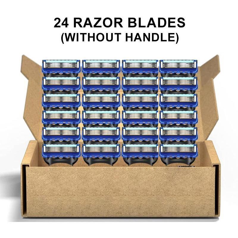 Men's Razor Blades, Manual Razor Blade Set, Replacement Razor Blades