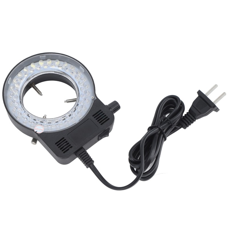 Microscope Ring Light LED Light Source Adjustable Microscope Accessory 100‑240V