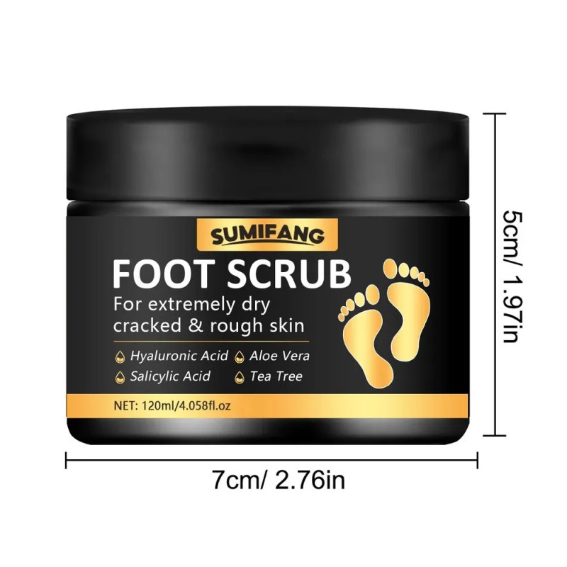 M Exfoliante Suave Para Pies Secos Y Crema Rica Para