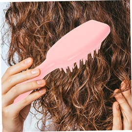 ORFOFE Handled Scalp Shampoo Brush Hair Washing Brush with Dandruff Comb Scalp Scrubber for Hair