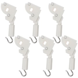 Angoily Blind Tilt Mechanism Replacement, 6pcs Wand Tilt Control Blind Parts, Universal Wand Tilter for Horizontal Window Blinds Drapery Hardware Horizontal Blinds Tilt