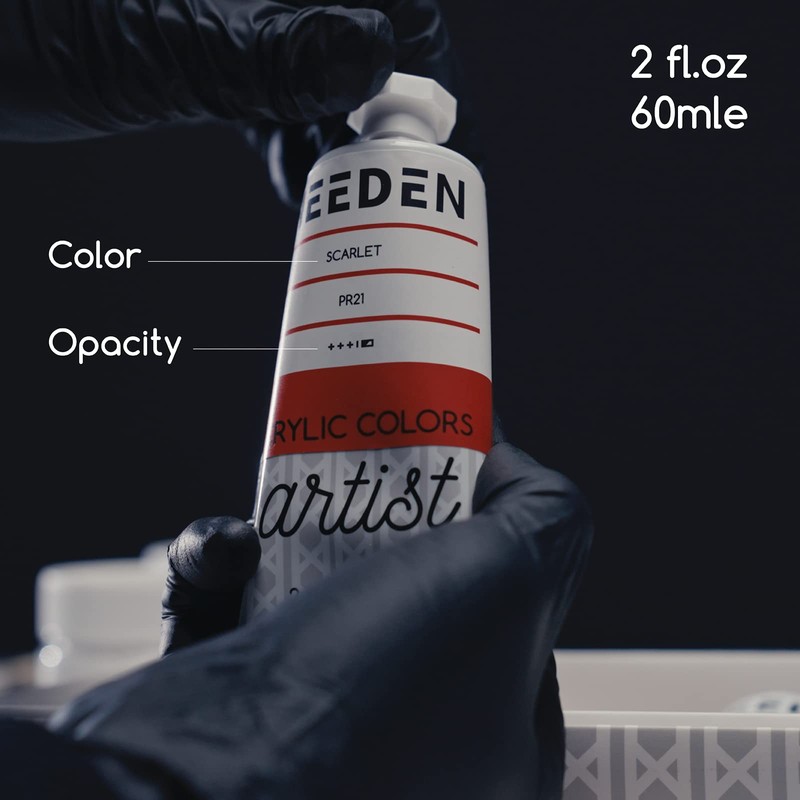 MEEDEN Professional Acrylic Paint Set - Artist Grade Acrylic Paints