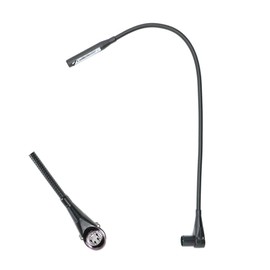 PALPEAL M32 24 inch 2 watt Right Angle XLR 4PIN Mixer LED Light gooseneck lamp for Midas M32 and BEHRINGER X32 Compact Version Mixer,Strong and Flexible gooseneck