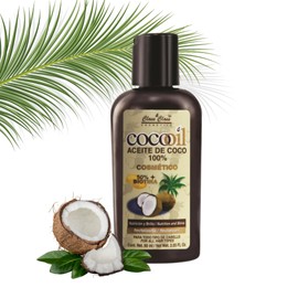 LABS INCREDIBLE Coco Oil - 100% Pure Coconut Oil with Biotin (2.03 fl oz / 60ml) - Revitalizing Hair and Skin Oil for Shine, Hydration, and Nutrition - For All Hair Types