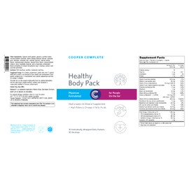 Cooper Complete - Healthy Body Pack - Daily Vitamin Pack with Multivitamin & Omega-3 Fish Oil - 30 Packets per Bottle. Pack of 2
