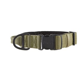 KONG Ultra Durable Padded Comfort Handle Dog Collar (XL, Green)